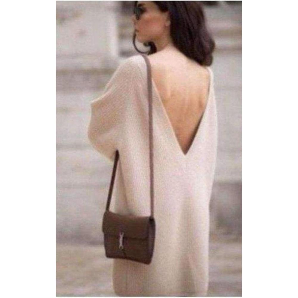 Chloe - Beige Cashmere Knit Sweater - S - Picture 6 of 6